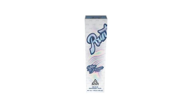 Blue RUNTZ Blue Dream Hybrid – 1g D8 Disposable Vape Pen - Image 8